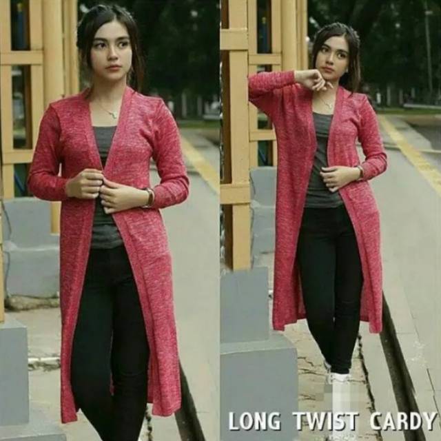 Long Cardy kardigan panjang - kardigan fashion - cardigan rajut