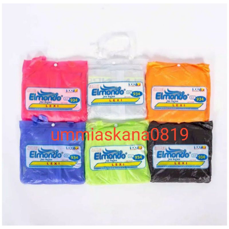 jas hujan stelan elmondo lexi