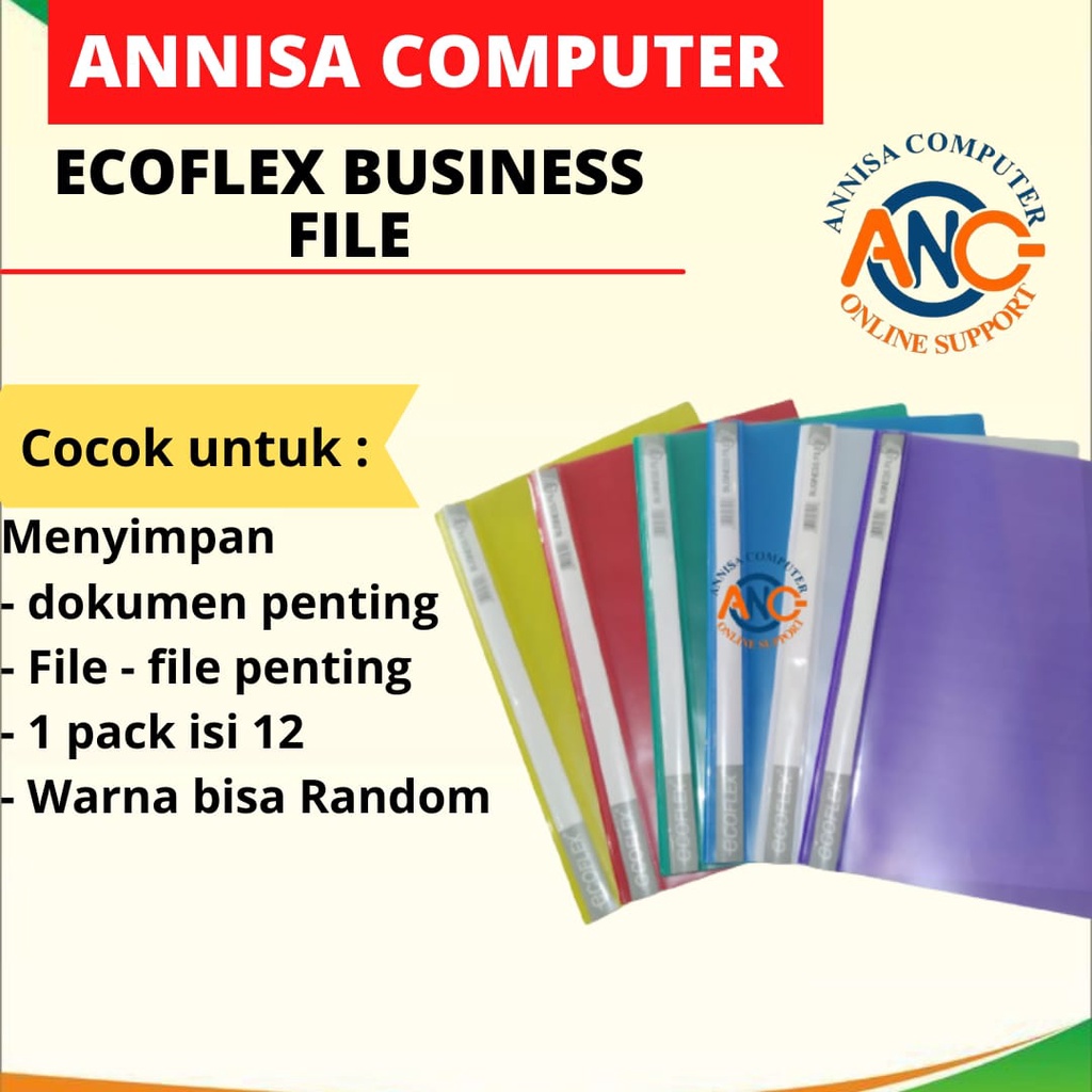 Map Plastik Bussines File / Map Dokumen - Arsip / snelhecter plastik