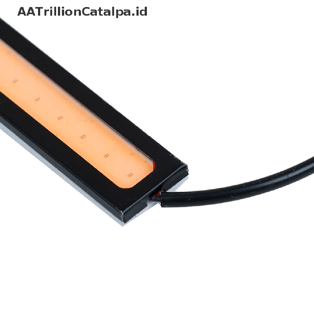 Aatrillioncatalpa 1Pc Lampu LED COB 17cm 12V Anti Air Untuk Drlfog lamp Mobil