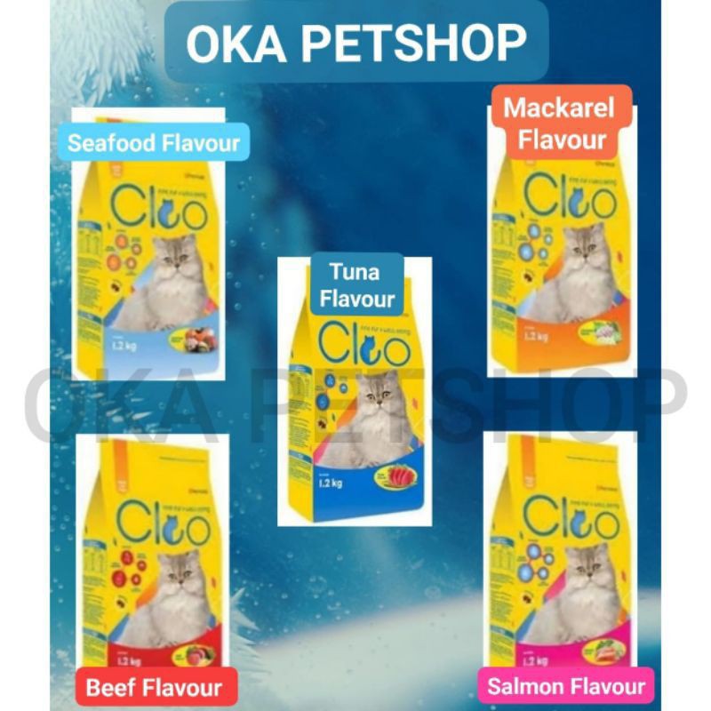 Makanan Kucing Cleo Adult 1.2kg Fresh Pack All Varian Rasa - Cleo Adult 1.2kg