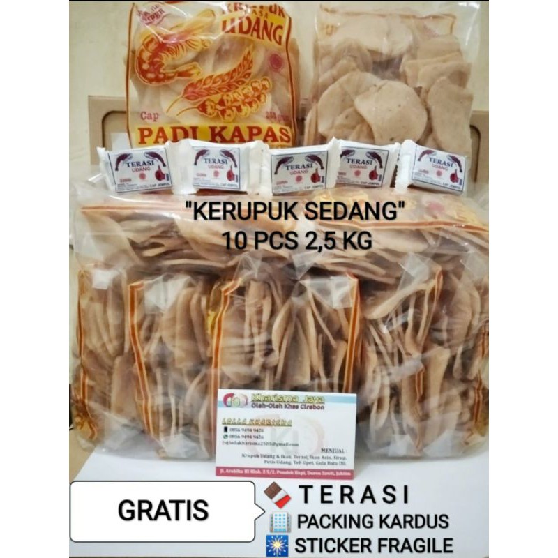 

1/2 BAL atau 10 bungkus krupuk udang padi kapas@250g