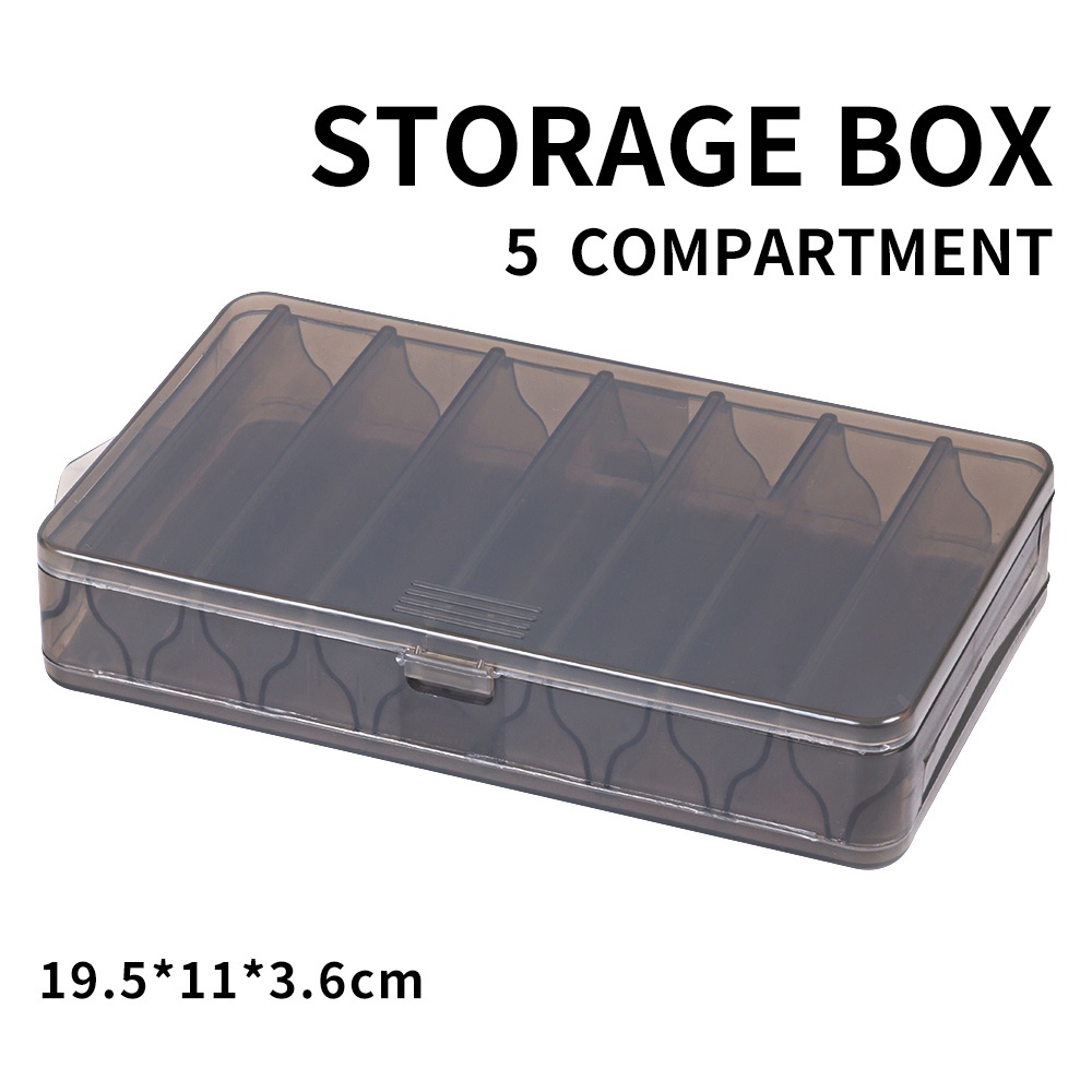 HENGJIA 14 Compartment Fishing Tackle Box  Double Sided Fishing Bait Lure Hooks Box Bait Storage Case Organizer Sorting Box Fishing Accessories Tool