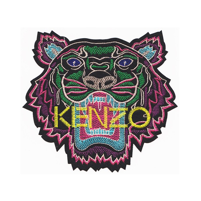 Iron Patch Kenzo Colour 18x18Cm Patches Emblem Bordir Tidak Custom