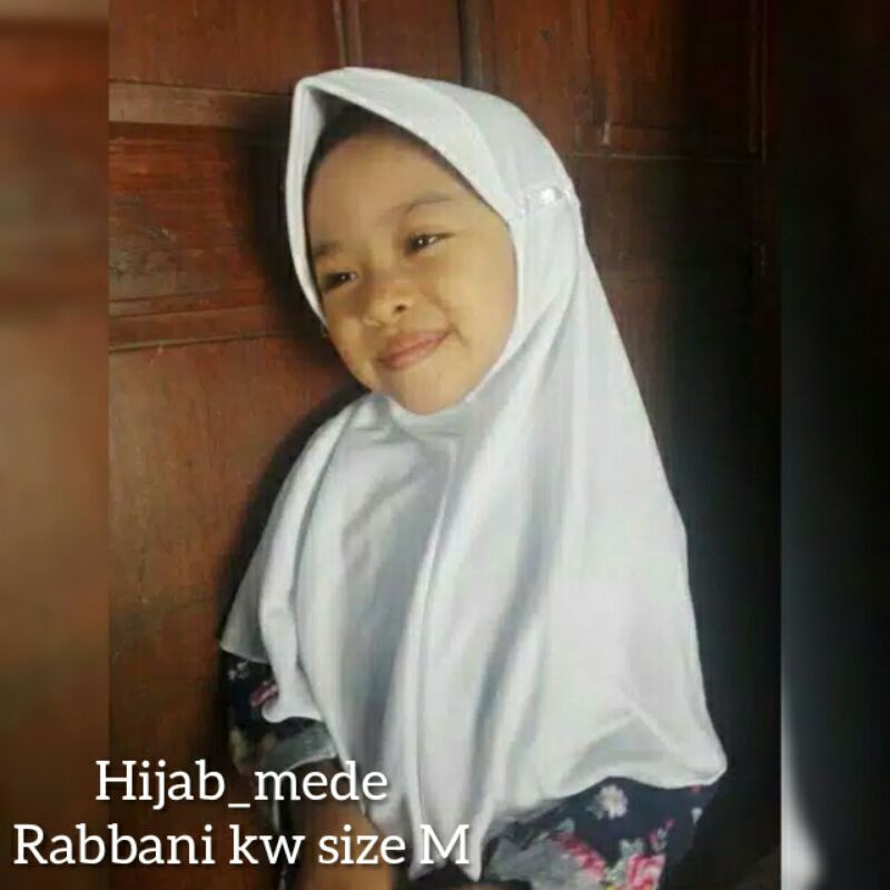 Jilbab Sekolah Rabbani KW Paud,TK,SD