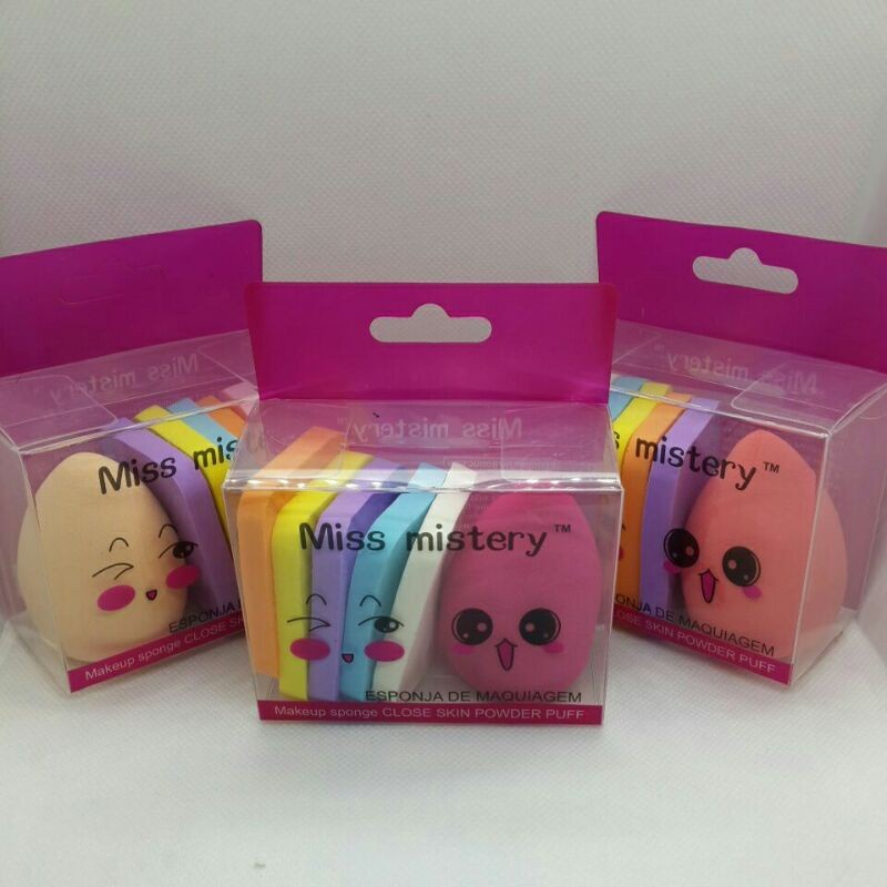 SPONS MAKE UP ISI 6 PCS/ SPONGE MAKE UP SET ISI 6 PCS