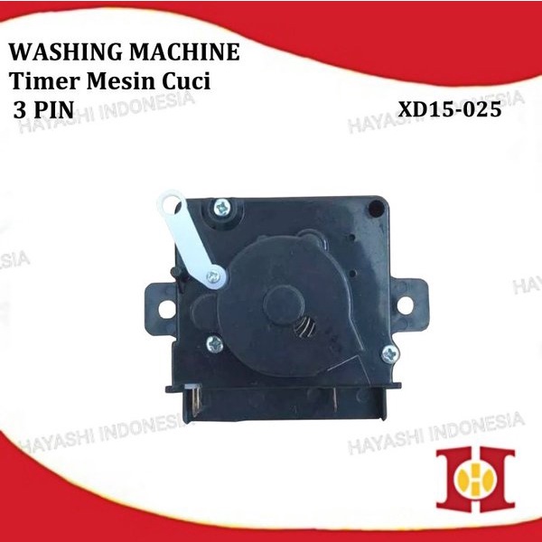 Timer Mesin Cuci Pencuci 2 Tabung Sharp Toshiba 3P Pin Socket Soket