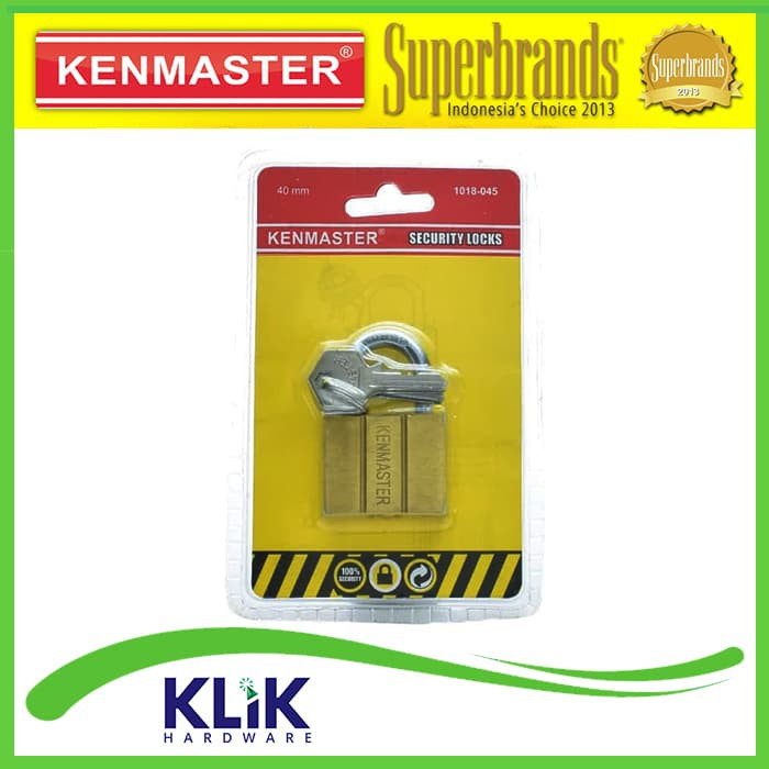 Kenmaster Gembok Kuningan V140 30 mm