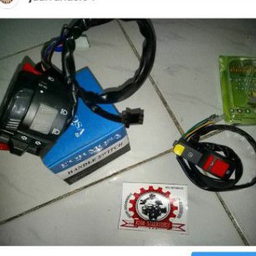 sepaket saklar holder motor trondol holder kiri Vixion kanan variasi