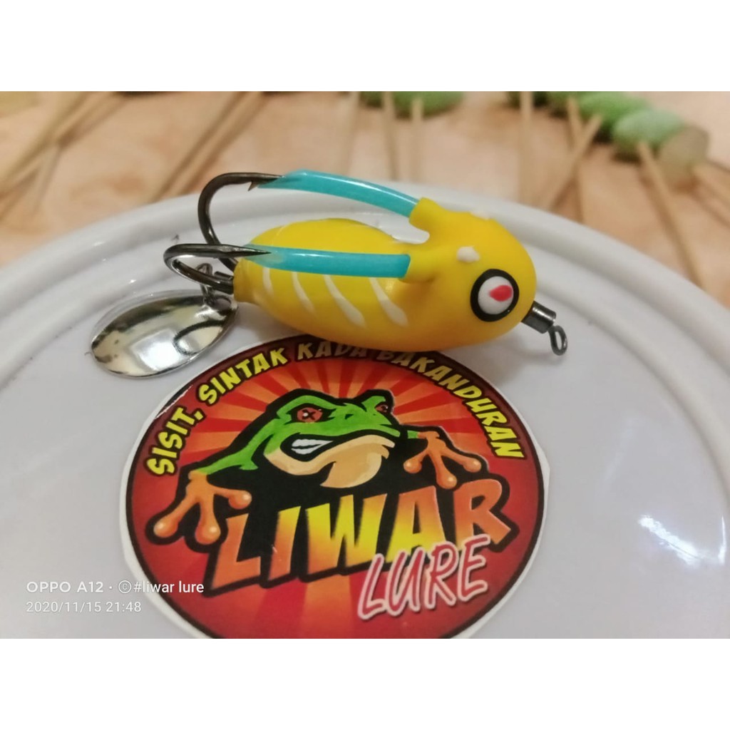 Soft Frog Froggy Lure Killer Murah Pikachu Pokemon 4cm Umpan Pancing Toman Gabus Terbaru
