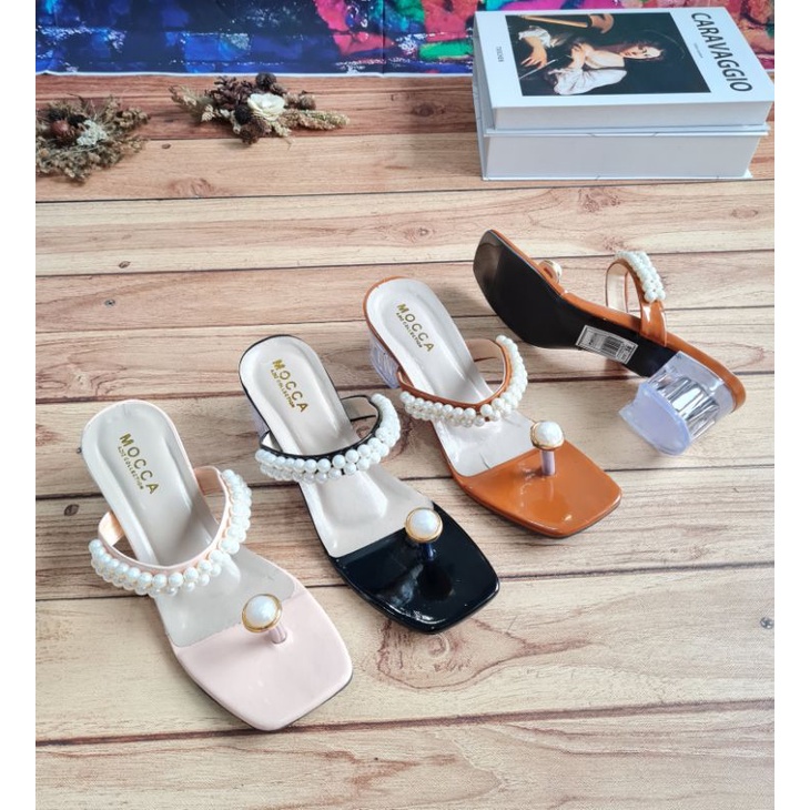 ABBUSHOES  Ri 08 hak kaca mutiara zarima 5cm