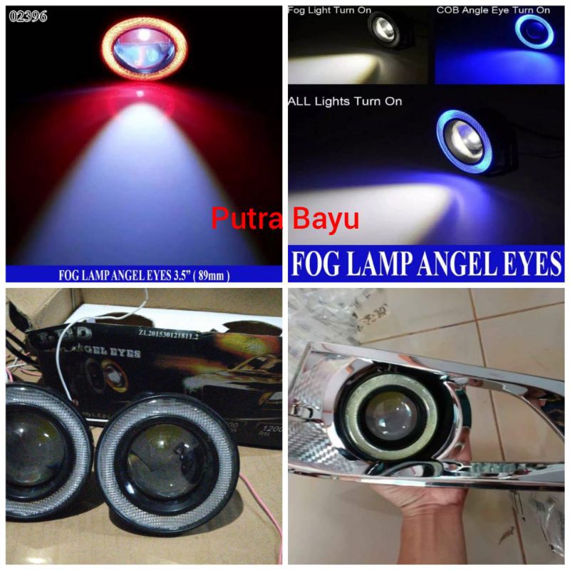 Foglamp led angle eyes variasi mobil Sigra