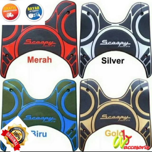 Karpet pijakan kaki Honda Scoopy 2017 2018 2019