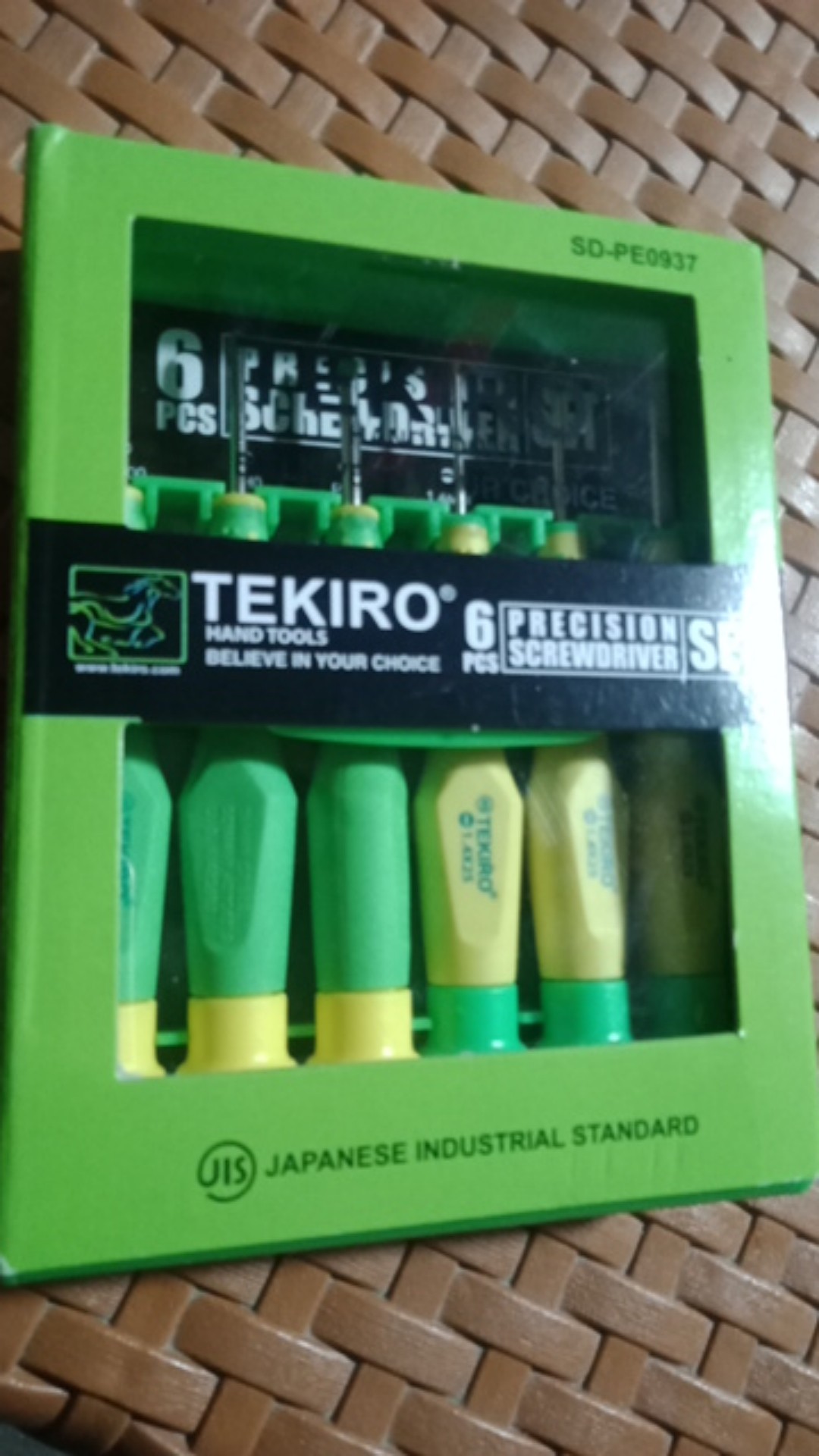 Tekiro Obeng Presisi Kaca Mata/hp/jam - Precision Srewdriver Set 6 Pcs