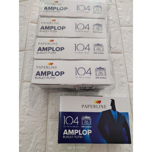 

1 PAK!! Amplop paperline 104PPS buklet putih/amplop paperline/amplop putih