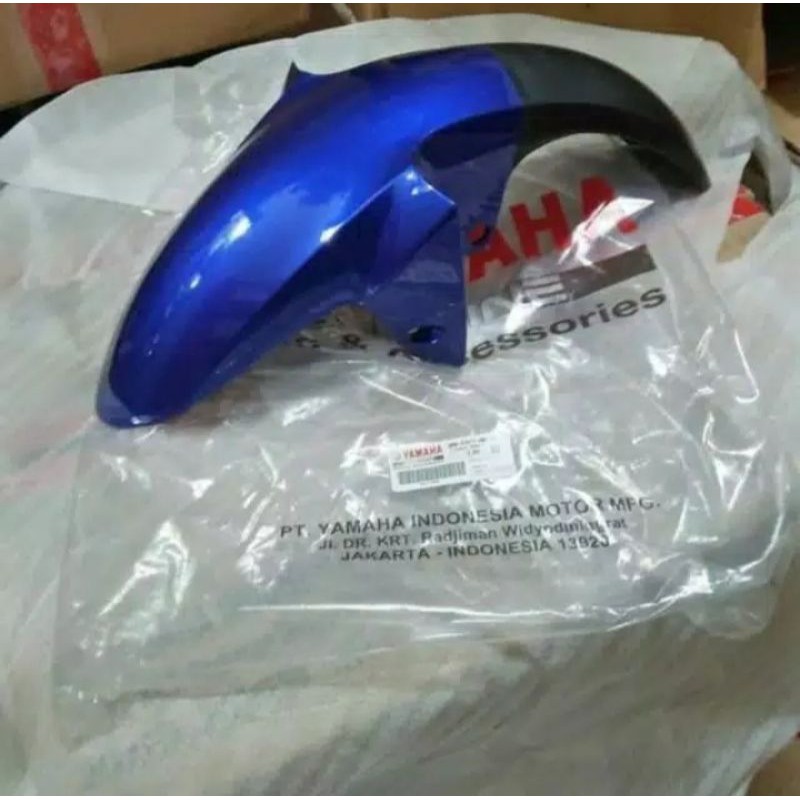 Spakbor depan yamaha R15 old biru original 2PK-F1511-00-9X