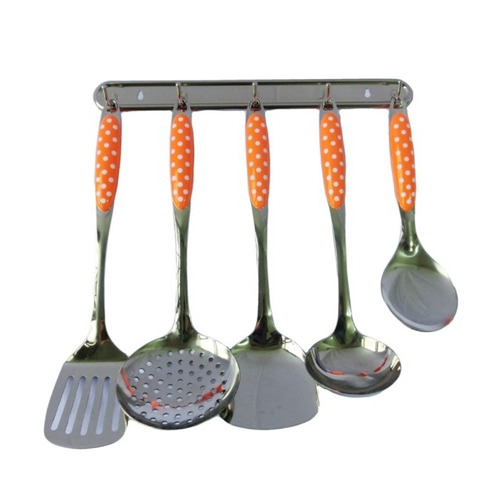 SPATULA SET NAKAMI Polkadot Set House Wares Kitchen Tool Set Sutil Irus Sodet Set 1.050gr