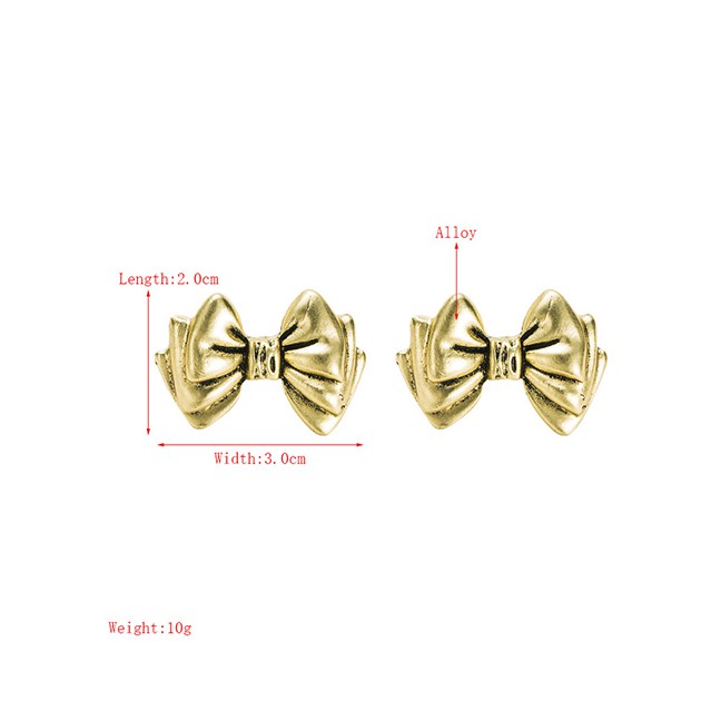 LRC Anting Tusuk Fashion Butterfly Combined With Gold P50169