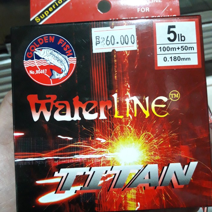 senar pancing waterline titan murah 0.18 0.20 0.23 0.26 0.28 - 0.28