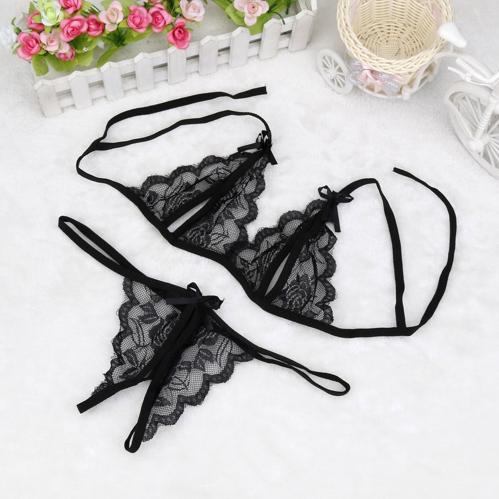 Lingerie Lace Set Sleepwear G String Underware Sexy