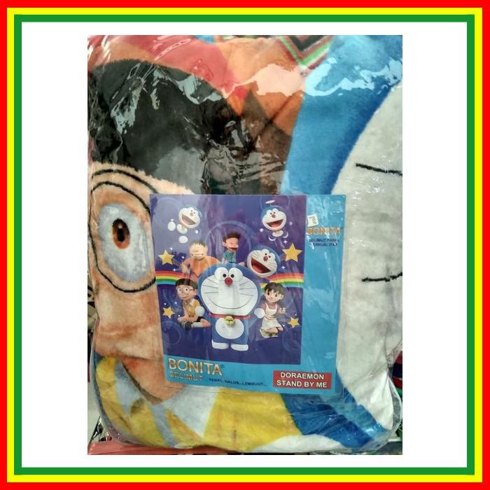 SELIMUT BONITA 3D DORAEMON STAND BY ME BLANKET PELANGI BALING BAMBU