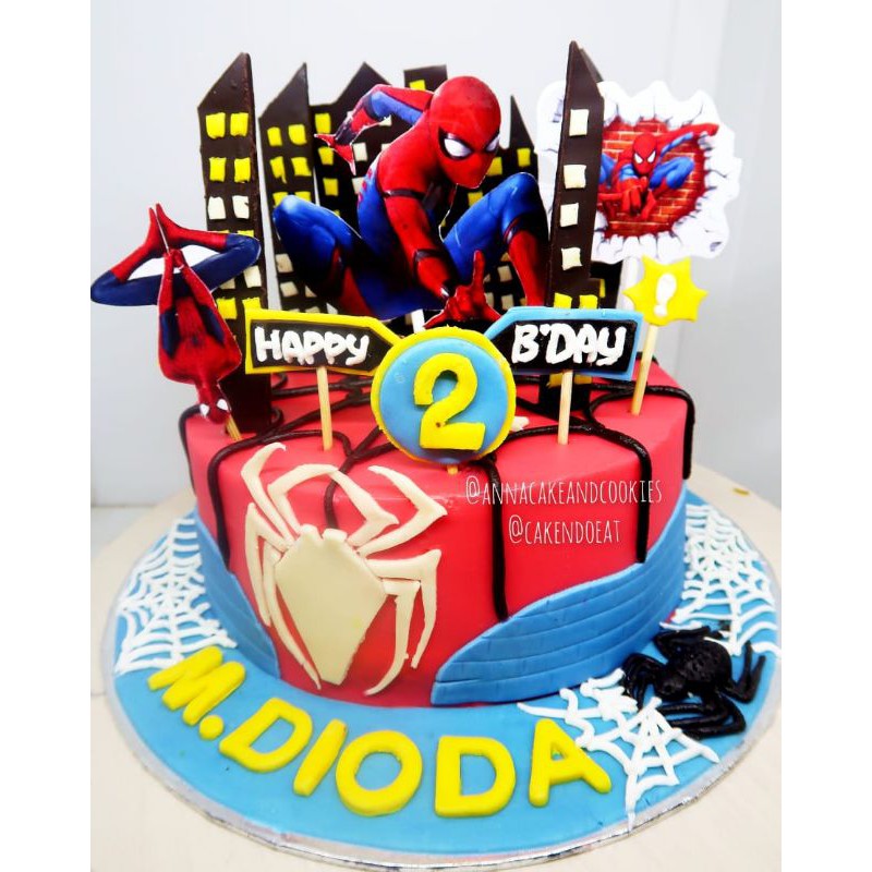 

cake ulang tahun Spiderman