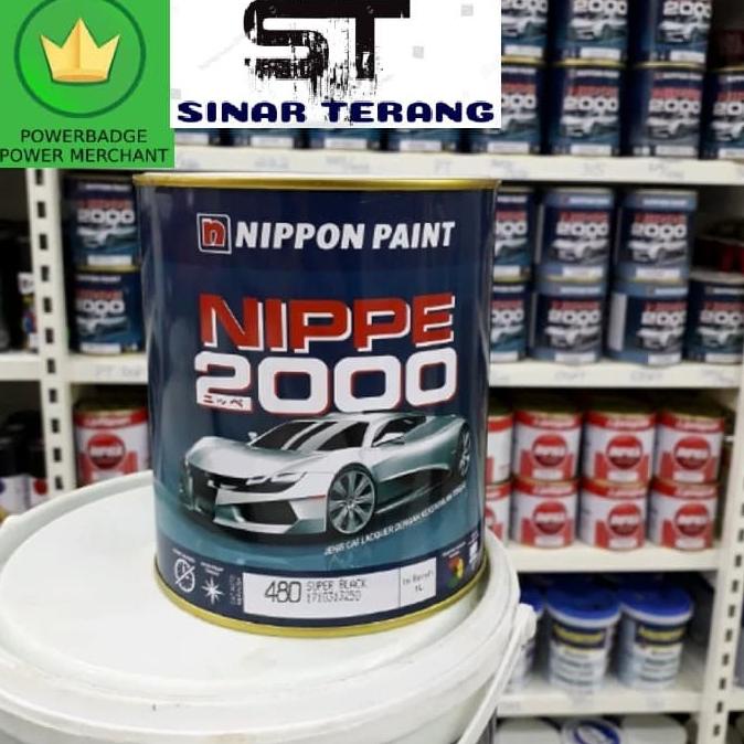Nippe 2000 / nippon paint / cat minyak kayu warna hitam/putih / Doff