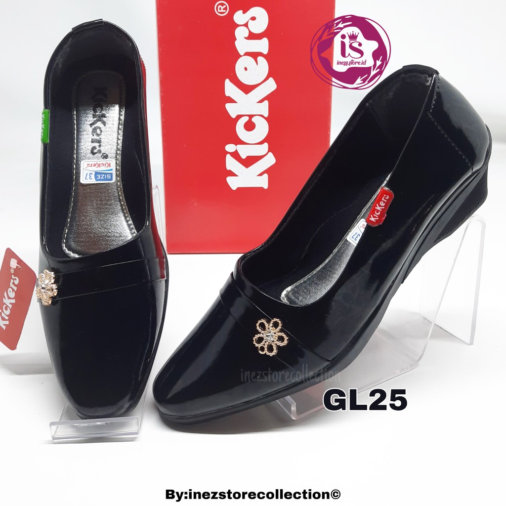 SEPATU FANTOFEL KERJA WANITA KICKERS KODE GL MURAH HARGA GROSIR