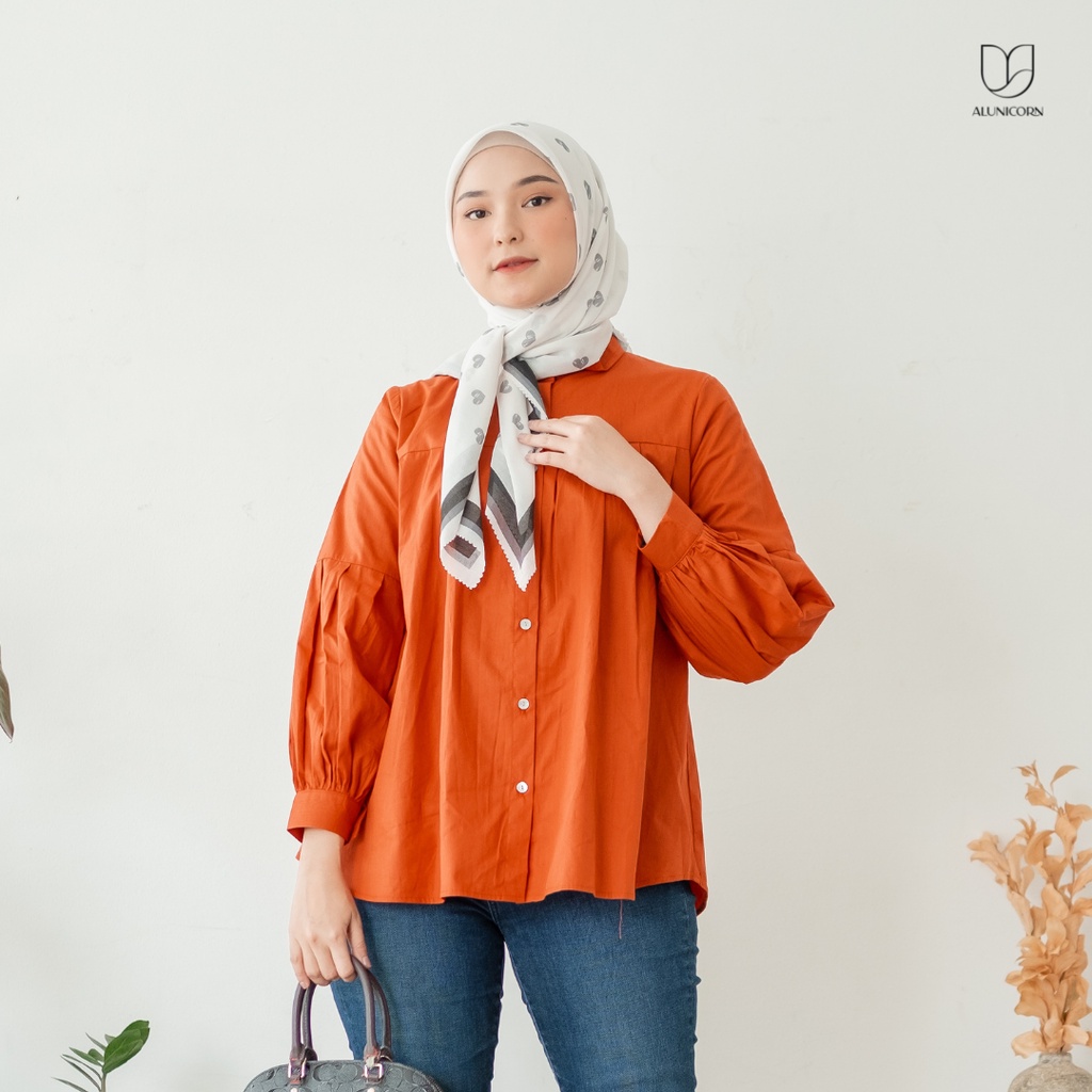 Alunicorn - Geo Blouse - Blouse Wanita-Carrot