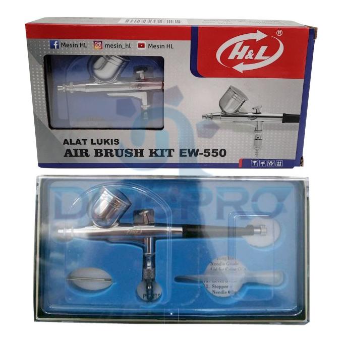 

[[COD]] Air Brush Kit Pen Paint Spray Gun Spet Lukis H&L Airbrush OBRAL Kode 785