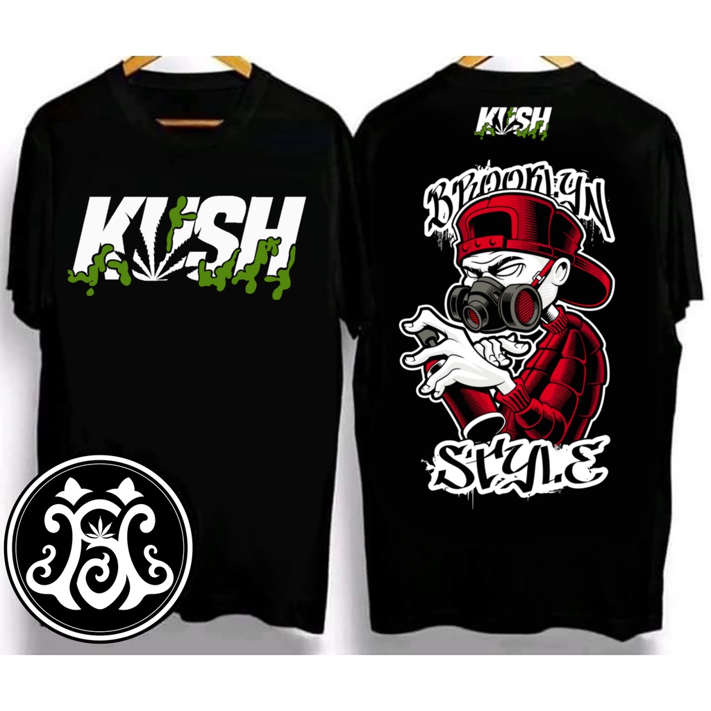 KAOS KUSH distro original 30s cotton combed Cetak Premium kaos pria unisex SHIRTHITAM OTSKY LASTKISS