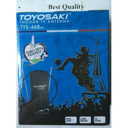 Best Seller Antena Toyosaki Dalam/ Indoor + Booster/ Indoor Tv Antenna Tys 468 Aw