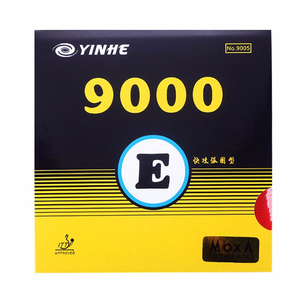 Karet Bet Pingpong Yinhe 9000E Rubber Tenis Meja Spon Soft Medium Speed 8 Spin 7