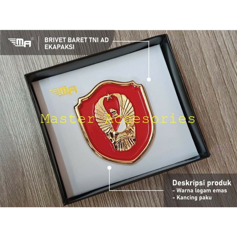 Brivet Emblem Baret TNI AD