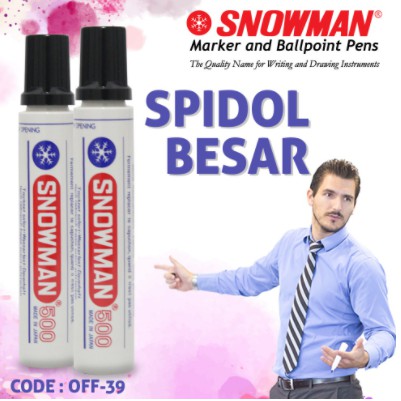 

OFF-39 | SPIDOL BESAR Big Jumbo Snowman 500 Japan Permanen Marker Alat Tulis Office & Stationery