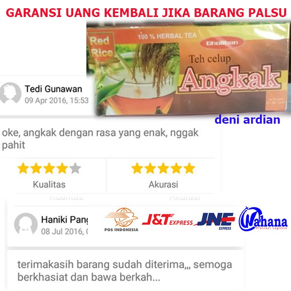 

TEH CELUP HERBAL ANGKAK