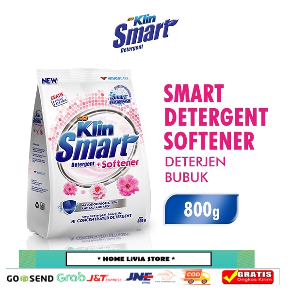 SOKLIN SMART Deterjen Bubuk Soft 800 gr