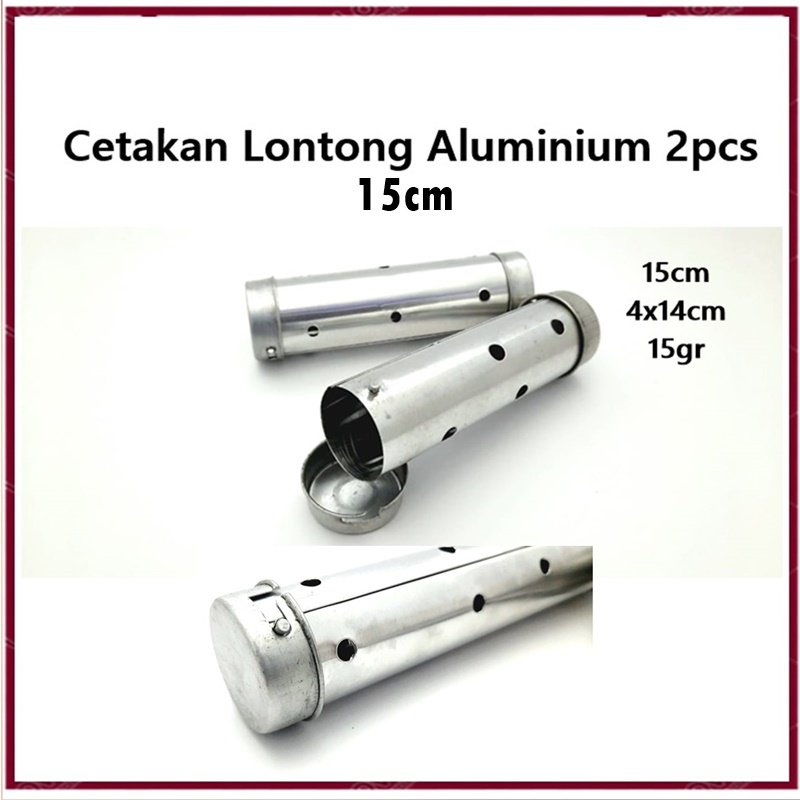 [2pcs] Cetakan Lontong Aluminium 15cm &amp; 20cm