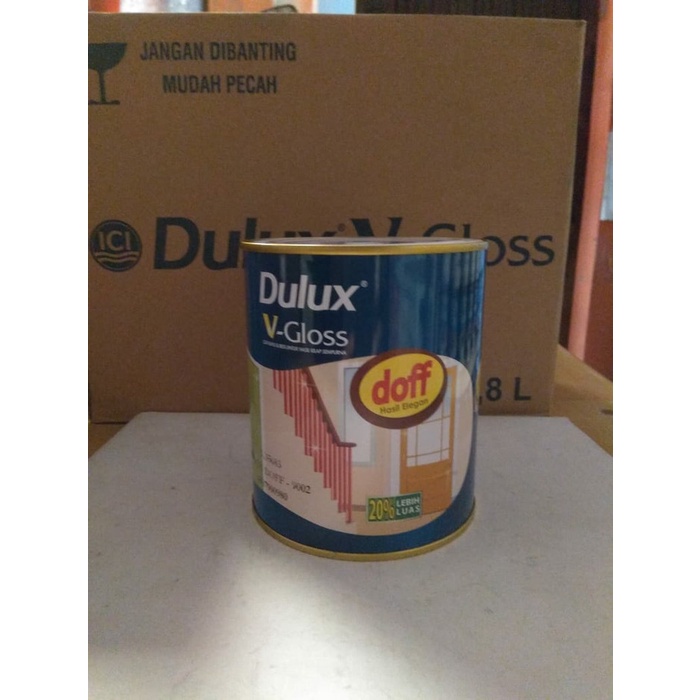 

kayucat- cat minyak dulux v- gloss / cat minyak kayu dan besi hitam / putih dof - vermillon -cat
