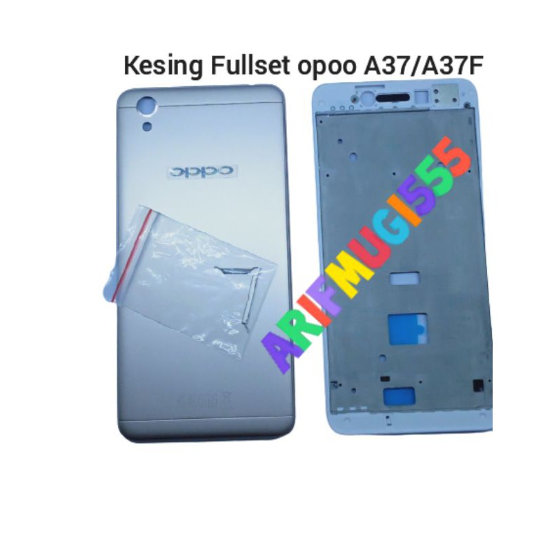 KESING FULLSET PLUS FRAME TULANG LCD OPPO A37 A37F NEO 9 ORIGINAL