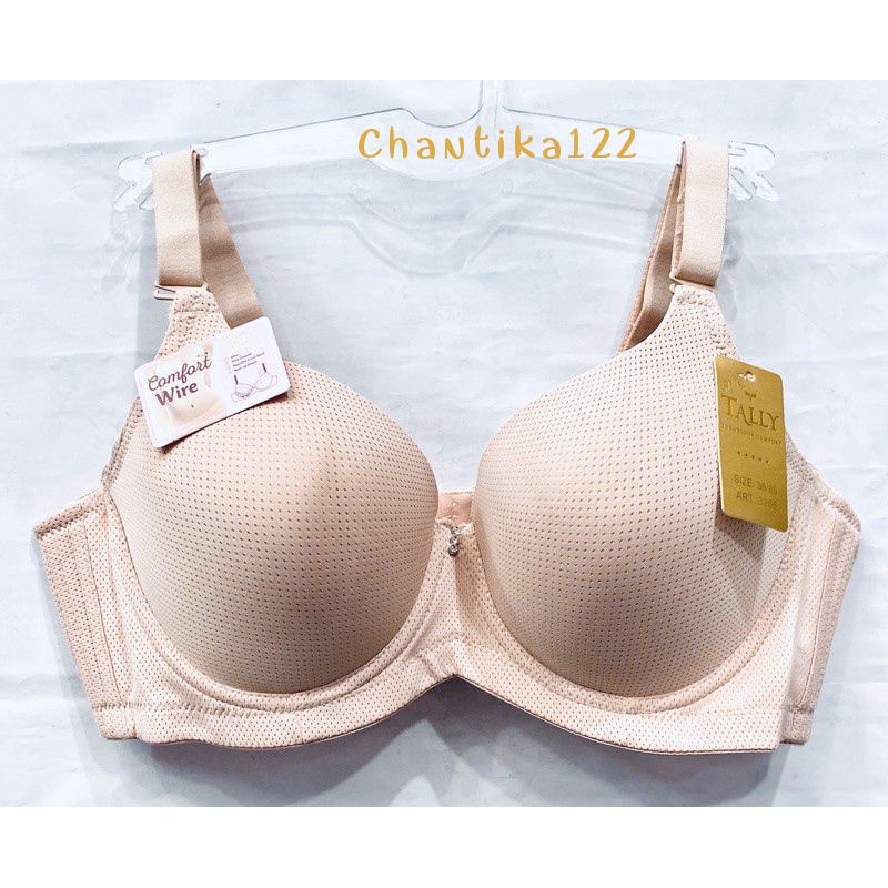 TALLY bra Big Size Pakai Kawat 3266 Kait 4 Cup D Original