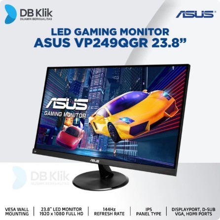 LED Monitor Gaming ASUS VP249QGR 23.8&quot; 144Hz FHD HDMI Display Port