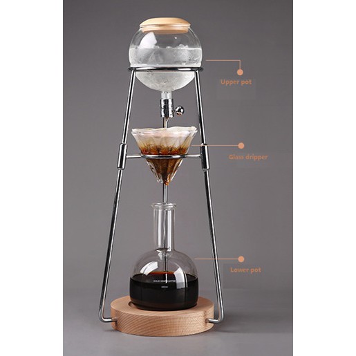 Tripod Cold Brew ice drip Coffe and Tea Maker 500 ML