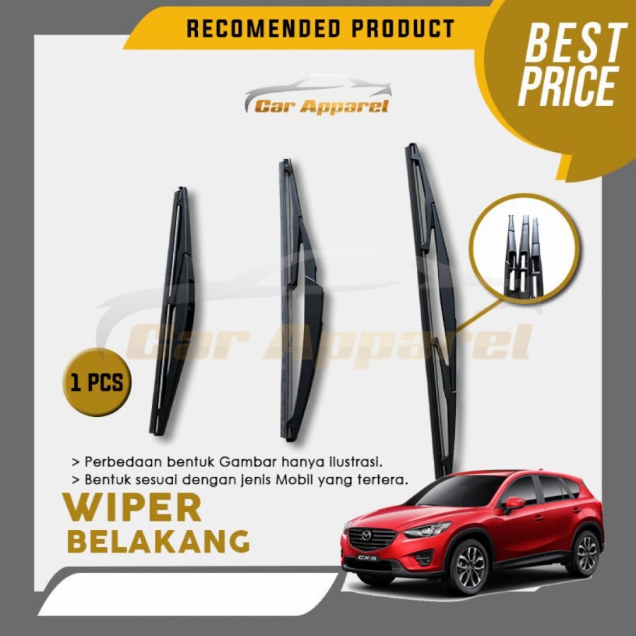 Wiper Belakang MAZDA CX5 CX 5 14INCH / Rear Wiper MAZDA CX5 CX 5