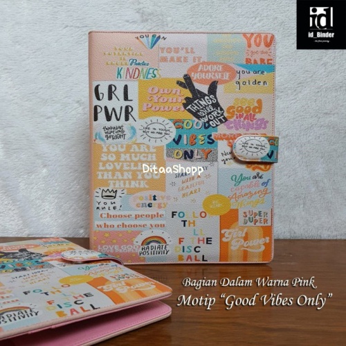 

Binder Printing 4 Motip Quotes A5 Dan B5 - Stay Focused, A5 024