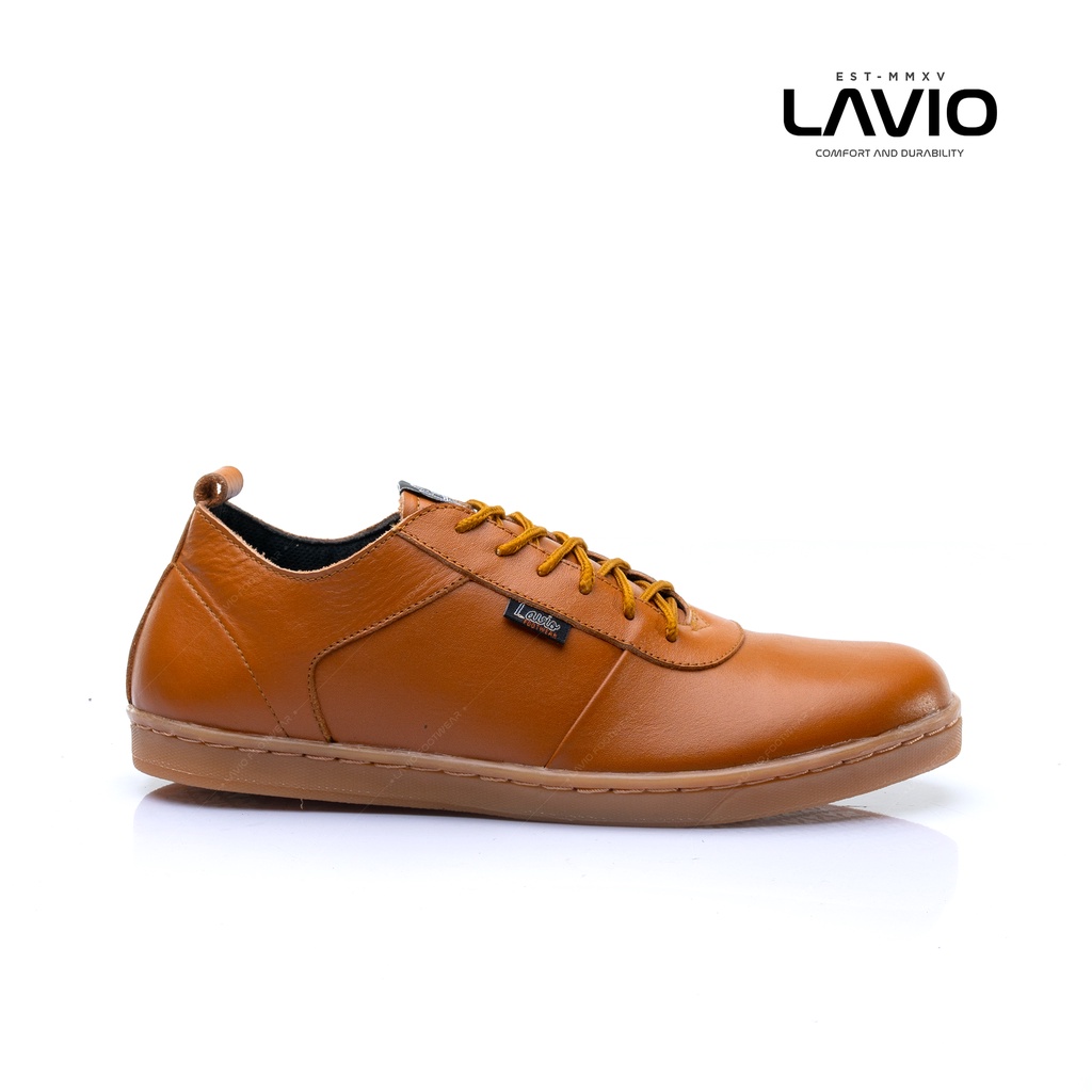 Sepatu Sneakers Pria Casual Original Keren 2022 Lavio Felix Kulit Asli