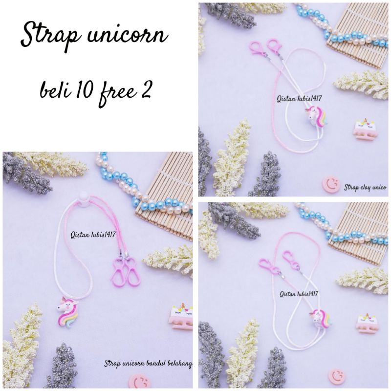 Strap unicorn beli 10 free 2