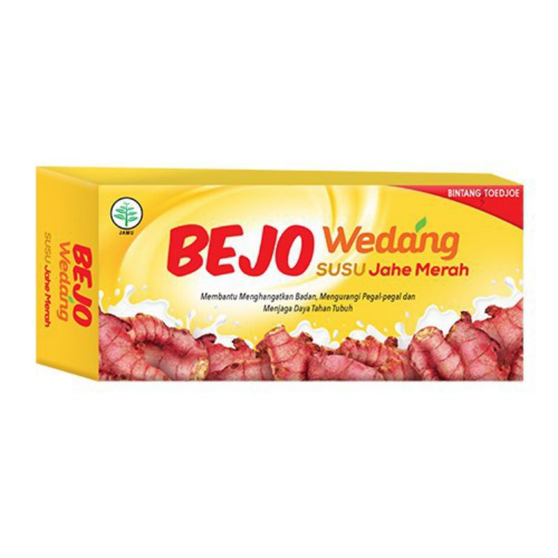 

Bejo Susu Jahe Merah (SUJAMER) 1 Pack ( Isi 5 Stick @ 10,5 gr)