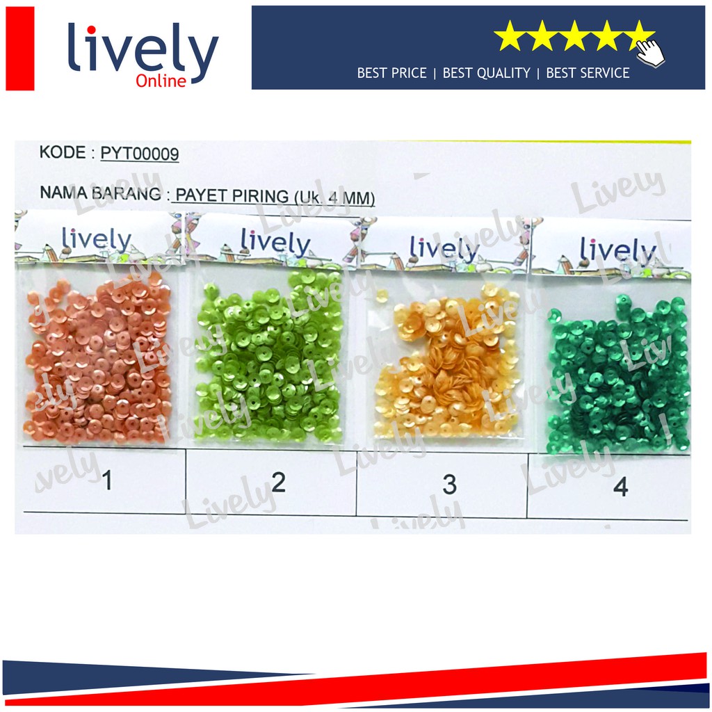 PAYET PIRING 4 mm prakarya craft