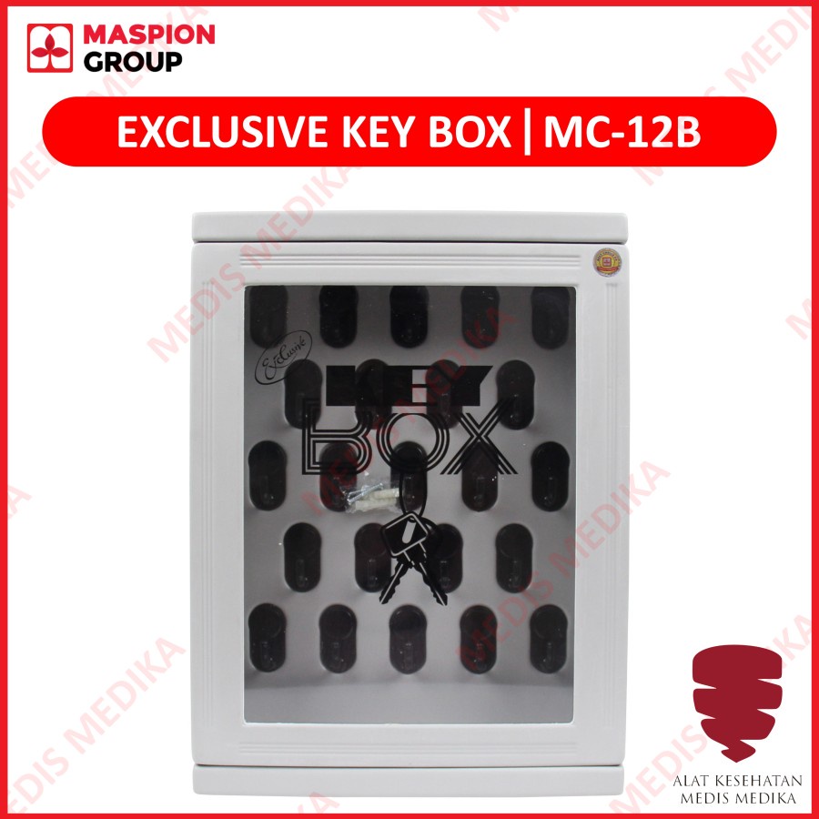 MASPION Exclusive Key Box Tempat Kotak Kunci Gantungan MC 12 / 12 B - 23 Slot